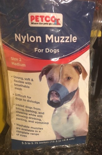 dog muzzle for biting petsmart